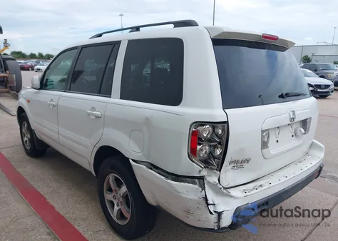 2006 Honda Pilot Ex-L из США, поврежденный, VIN 5FNYF28766B050989